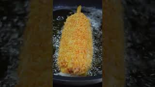 CHEESY CORN DOGS shorts asmr [upl. by Amilas342]