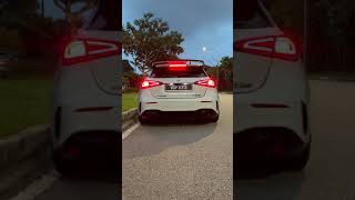 MercedesBenz A45S AMG Acceleration amp Stock Exhaust Sound [upl. by Acinehs850]