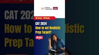 How to set realistic targets for CAT preparation cat2024 cat2024preparation cat2024strategy [upl. by Leerzej]