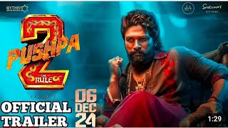 Pushpa 2  New Poster And New Releases Date  Allu Arjun  Rasmika M  Faded F  Sukumar  Trailer [upl. by Revlis]