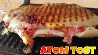 Evde Atom Tost Nasıl YapılırŞip Şak Hazırlanan Pizza Lezzetinde Doyurucu Atıştırmalıklar [upl. by Elane621]