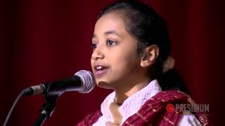 Yashvi student of Presidium presents a hilarious Hasya Kavita [upl. by Pooi59]