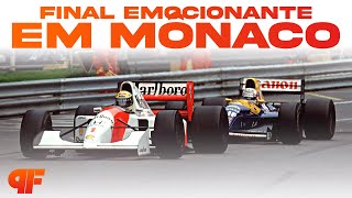 QUANDO SENNA SEGUROU MANSELL E VENCEU EM MÔNACO  Volta a Volta 107 Mônaco 1992  Primeira Fila [upl. by Sseb884]