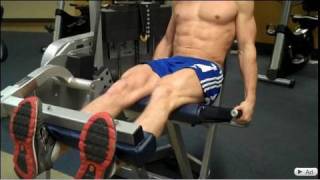 How To Leg Extension Cybex [upl. by Arza]