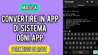 Trasformare in APP DI SISTEMA Ogni APP Installata Permessi di Root TUTORIAL ANDROID [upl. by Silrak]