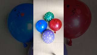 popping 2 emoji polka dot balloons reverse video [upl. by Bary]