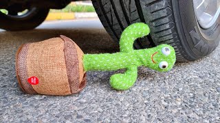 Crushing Things With Car Best Car vs Dancing Cactus Jelly  Running Over Stuff With A Car ASMR [upl. by Assyl181]