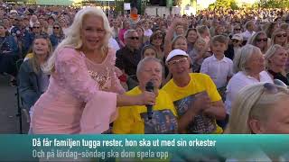 Allsång Sofia dansar gogo med Tina Ahlin Malena Ernman amp Orsa Spelmän Allsång på skansen 2024 [upl. by Chaffin]