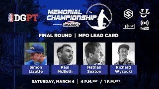 Round Four 2017 Memorial Championship  Simon Lizotte Paul McBeth Nate Sexton amp Ricky Wysocki [upl. by Hanae]