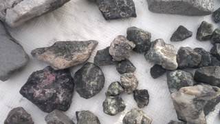 Dry Rock Tumbling Silver Ore [upl. by Orferd]