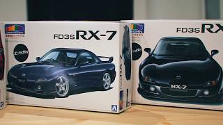 Обзор набора Aoshima Mazda FD3S RX7 99 Brilliant Black 124 [upl. by Knitter984]