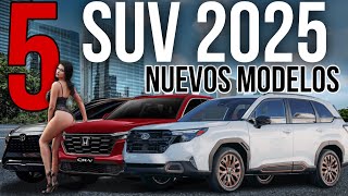 ✅ 5 MEJORES SUV COMPACTAS para 2025  NUEVOS MODELOS [upl. by Paulette899]