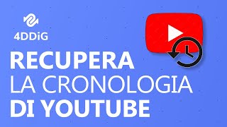 Come recuperare cronologia e attività di YouTube cancellate Trovare la cronologia eliminata Youtube [upl. by Yetta]