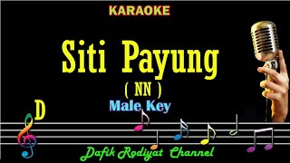 Siti Payung Karaoke Lagu Melayu Nada Rendah Pria Cowok Low Male Key D [upl. by Joana]