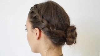 Tuto Coiffure  Tresse et Chignon [upl. by Nwahsav945]