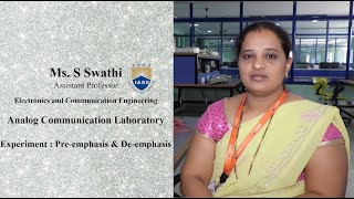 Pre emphasis amp De emphasis experiment by Ms S Swathi [upl. by Fein]