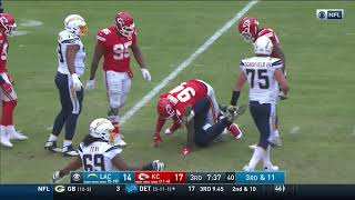 Terrell Suggs First Sack with Chiefs  Week 17 [upl. by Sylirama]