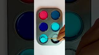 Color Mix Theory 75 colormixing satisfying mixedcolors colormixingvideo [upl. by Pavkovic]