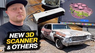 I Bought A 3D Scanner amp The Chevelle Is Getting A BIG BLOCK [upl. by Mundy]