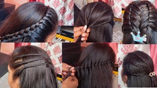 Five 5 beautiful design Hairstyle long hair design Hairstyleshairstyles hair Nirmala Hairstyles [upl. by Artsa]