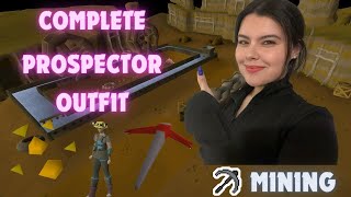 How to get the Complete Prospector Outfit OSRS 2024 [upl. by Assertal459]