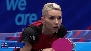 Bernadette Szocs vs Xiaoxin Yang  Final 2023 European Games 2023 [upl. by Asim]