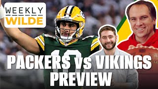 Previewing the Green Bay Packers and Minnesota Vikings  Weekly Wilde Ep 5 [upl. by Nnaarat]