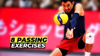 8 One Hand Passing Volleyball Exercises to Improve Your Serve Receive [upl. by Gereld]