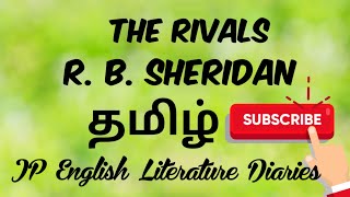 The Rivals by RBSheridan Summary in Tamil [upl. by Ymmot]