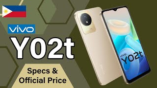 Vivo Y02t Specs and Official Price Philippines 2023 [upl. by Macri]