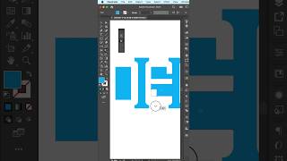 HS Wordmark Logo How to Create shorts illustrator logo tutorial [upl. by Mighell708]