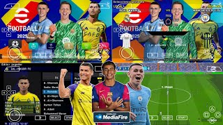 eFootball PES 2025 PPSSPP Chelito 19 Real Face Camera PS5 Best Graphics Latest Update [upl. by Hally]