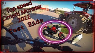 Top Speed Test Ride Cimatti Monster 2022 السرعة القصوى [upl. by Trude]