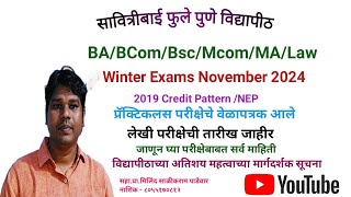 SPPU Winter ExamsAll ArtsCommerceScienceWritten ExamsPracticals ExamsTimetablesMilind Padewar [upl. by Selina]