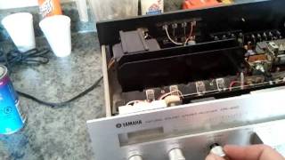 Yamaha Natural Sound CR420 Receiver Restoration P [upl. by Samid]