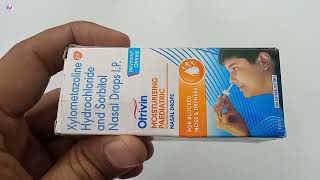 Otrivin Moisturising Paediatric Nasal Drops  xylometazoline Hydrochloride and Sorbitol Nasal drops [upl. by Grieve]