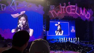 180520 TWICE CONCERT 멤버별 소감 TWICELAND ZONE 2 FANTASY PARK FANCAM ENDING SPEECH [upl. by Swehttam]