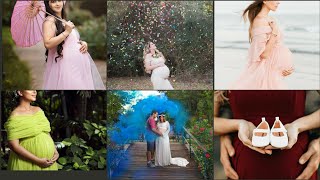 Top 50 Pregnancy Photo Shoot Ideas at home in India  Pose Ideas  Maternity Photoshoot [upl. by Weber]