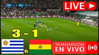 EN VIVO URUGUAY vs BOLIVIA 3  0  ELIMINATORIAS SUDAMERICANAS 2026  21 NOV [upl. by Waneta]