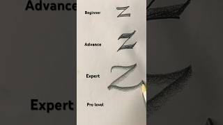 How to write letter Z calligrahy best lettering [upl. by Bocaj]