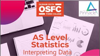 A level Statistics  Interpretation of data Stem and Leaf and Back to back stem and leaf diagrams [upl. by Aneri]