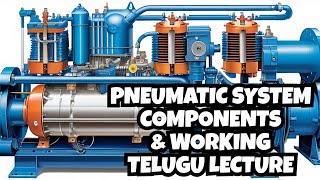 Pneumatic system and its components working principle telugu lecture [upl. by Nue717]