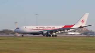 Air Algérie Airbus A330200 landing at MontrealYul airport [upl. by Ennaylime]