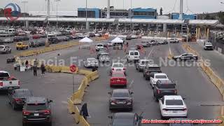 Largas filas en garita de San Ysidro por el “Black Friday” [upl. by Scrivings]