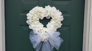 WEDDING WREATH  BRIDAL SHOWER  DOLLAR TREE DIY [upl. by Enymsaj]