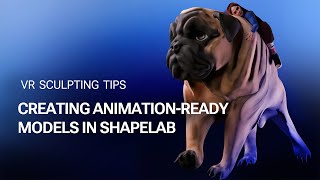 Shapelab VR sculpting tips  creating animationready models [upl. by Aneliram]