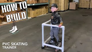 PVC Skating Trainer  How to Build Your Own Roller Skate or Ice Skate Trainer [upl. by Lansing]