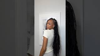 do knotless braids with me knotlessbraids bohobraids braids septemberonshorts [upl. by Pricilla]