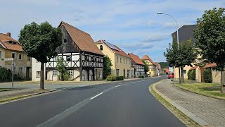 Driving in Germany 🇩🇪  HIRSCHFELDER  One Of The Most Beautiful Village in Sachsen Germany  4k [upl. by Itsirc]