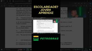 ESCOLARIDADE APRENDIZ NA PETROBRAS jovemaprendiz dinheiropetrobras [upl. by Ancilin361]